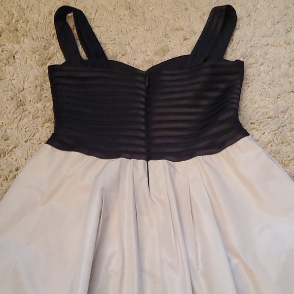 BCBGMaxAzria Satin Contrast Taffeta Dress - 8 - Picture 6 of 8